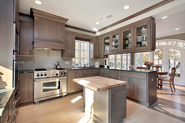 Kitchen in remodeled home